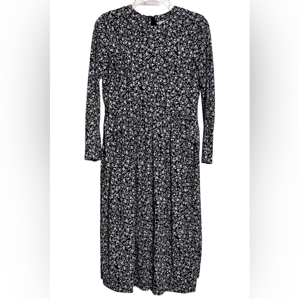Rare Vintage 70’s Japan Made Aulic Floral Long-Sleeved Dress by Camic Co., Ltd.